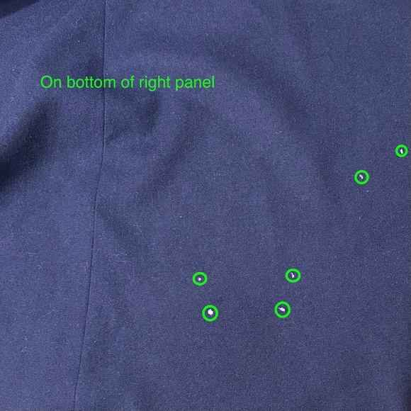 Vintage Pendleton Men's Flannel Robe - Navy with Red Trim - Small - Flaws - Picture 13 of 16